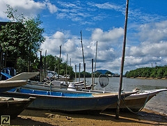 small fishing boats